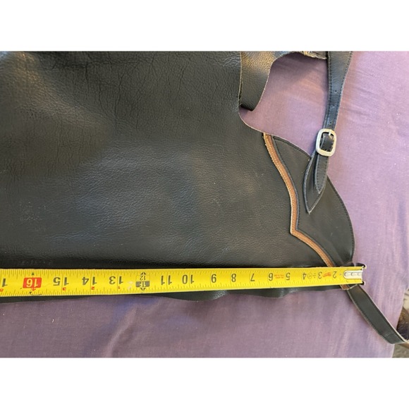 Ladies Or Girls Leather Chaps Size Small On Course - Picture 12 of 16